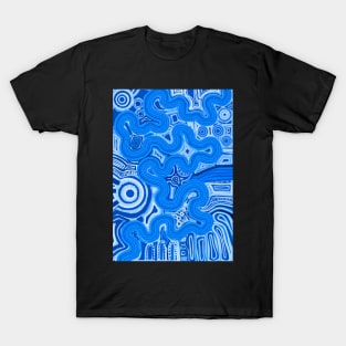 Blue landscape T-Shirt